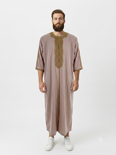 Akhi Made Gandoura 3/4 Sleeves