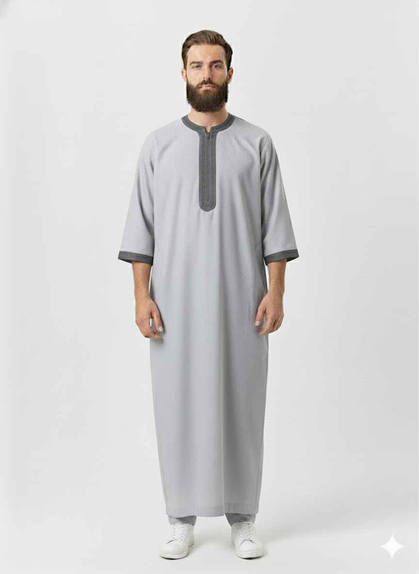 Moroccan Thobes 3/4 Sleeves - Daily Wear